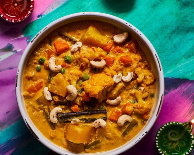 Maunika Gowardhan’s vegetable korma (Navratan Korma)