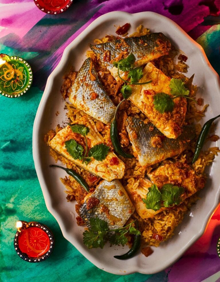 Maunika Gowardhan’s Sindhi fish pulao (Sindhi machhi jo pulao)