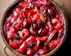 A pan of jam
