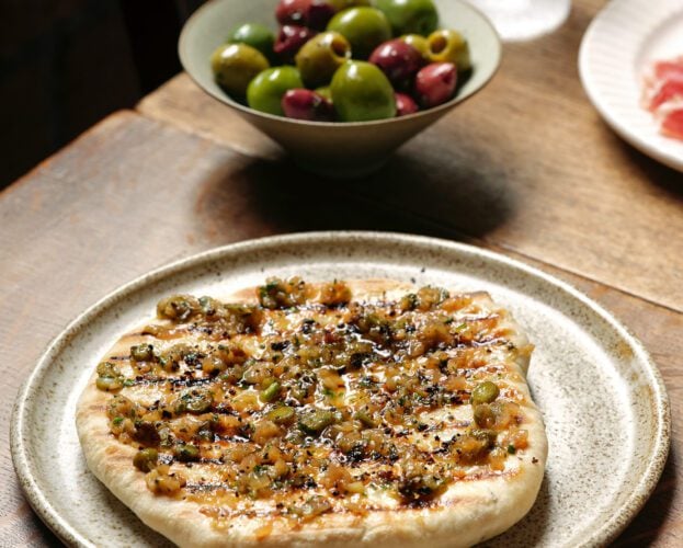 Flatbreads with butter