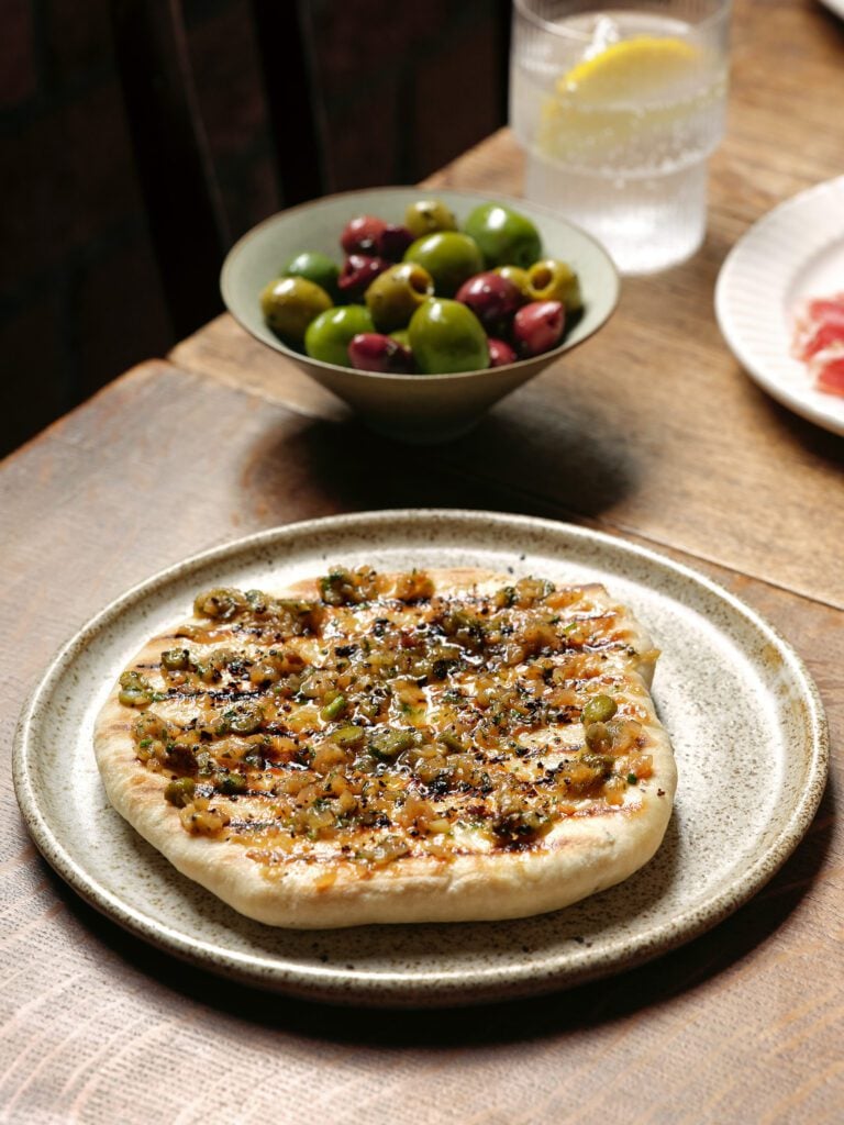 Tom Kerridge’s flatbreads with beef dripping butter
