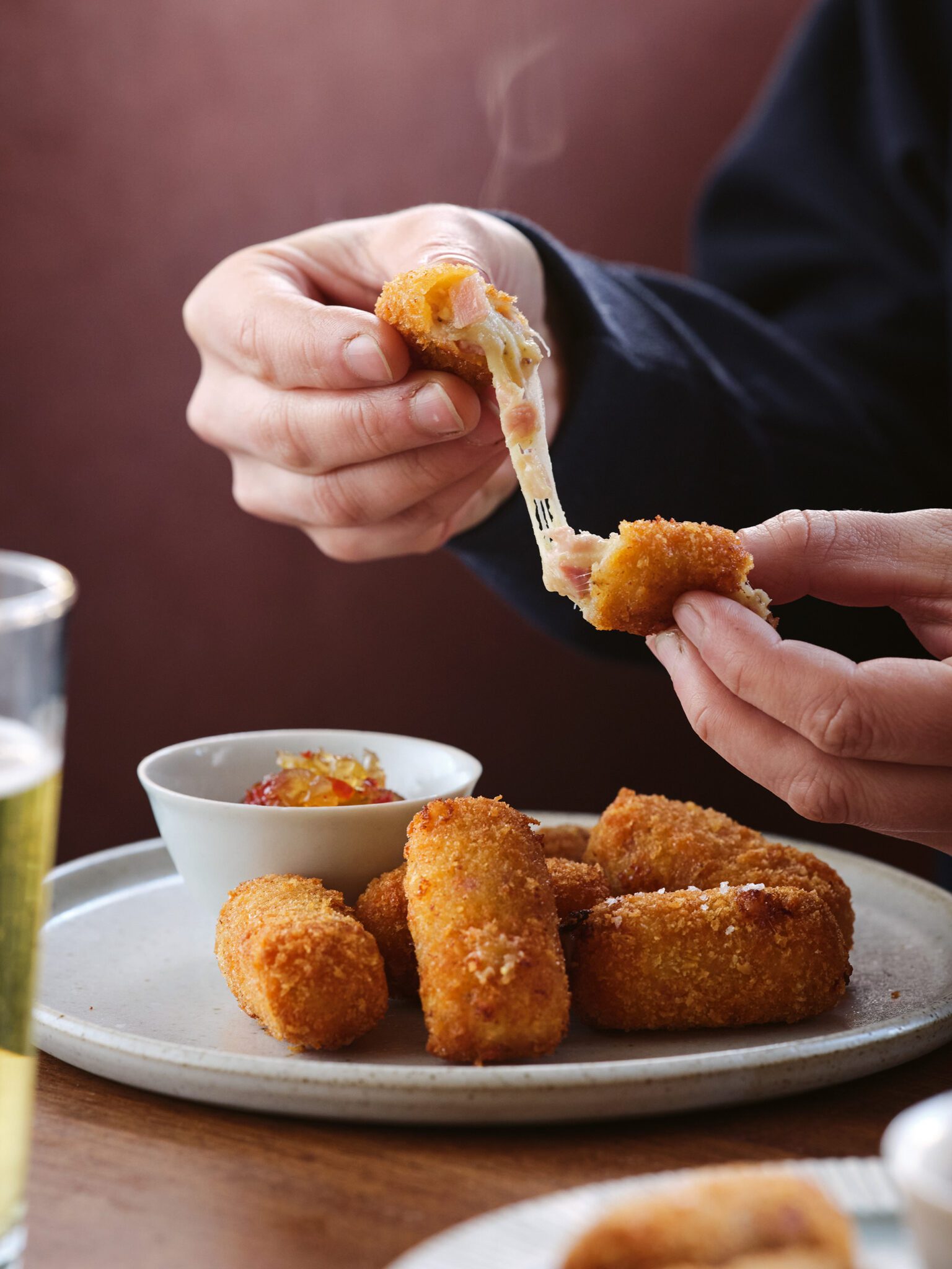 Tom Kerridge's smoked ham croquettes delicious. magazine