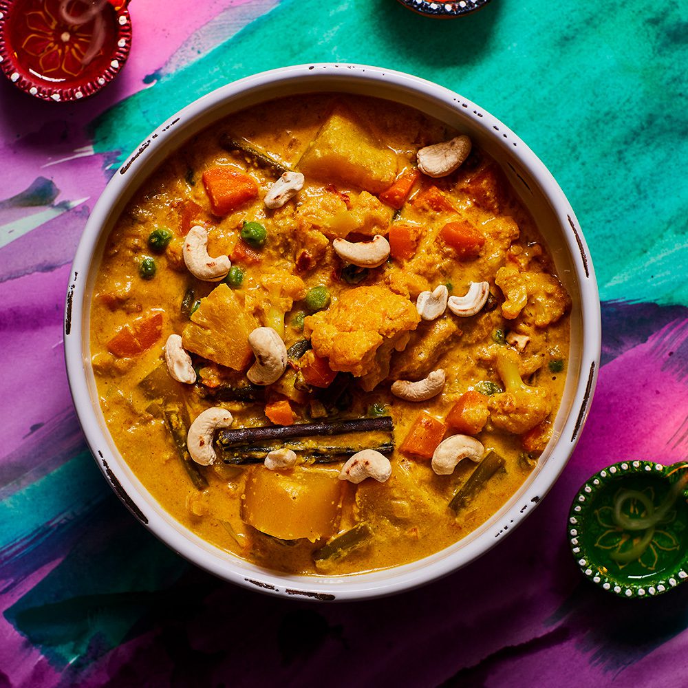 Navratan korma (nine jewels korma)