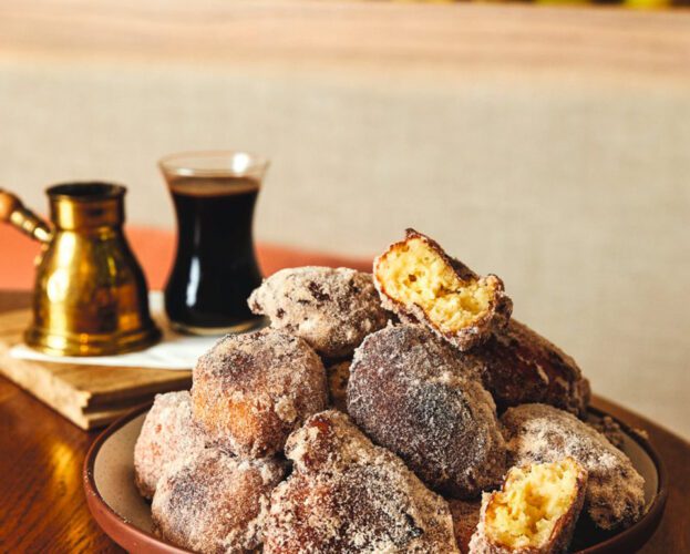 Honey & Co’s almond drop doughnuts