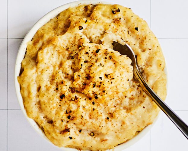Bread sauce in a bowl