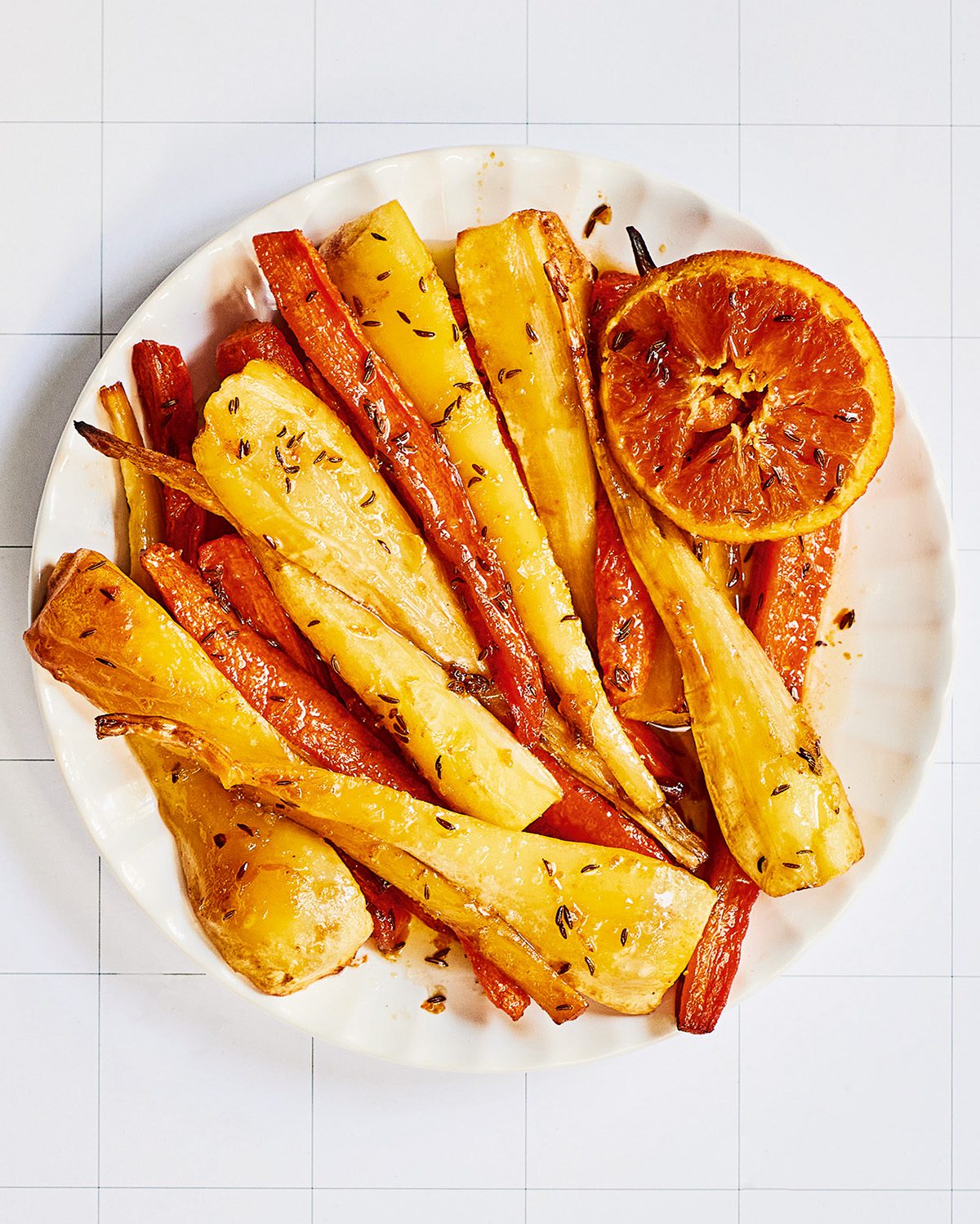 Orange and honey-roast carrots and parsnips - delicious. magazine