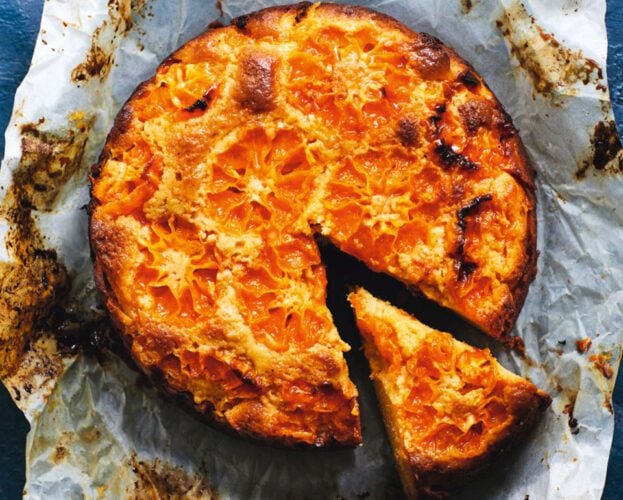 Clementine, cardamom and ricotta cake
