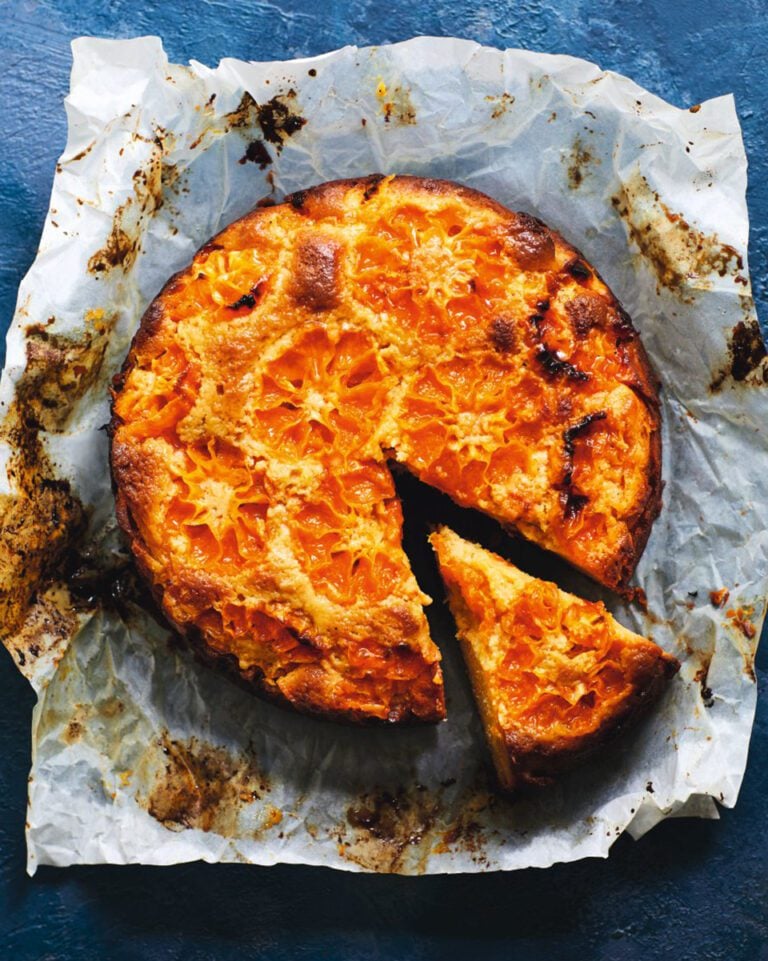 Clementine, cardamom and ricotta cake