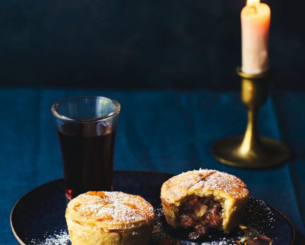 Clementine and sloe gin mince pies