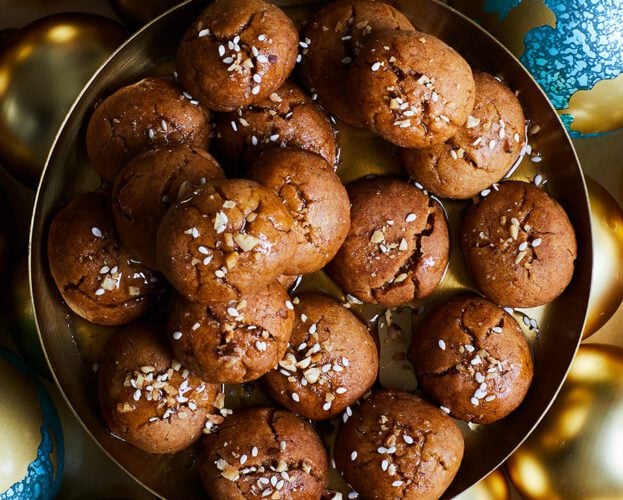 Melomakarona (Greek Christmas biscuits)