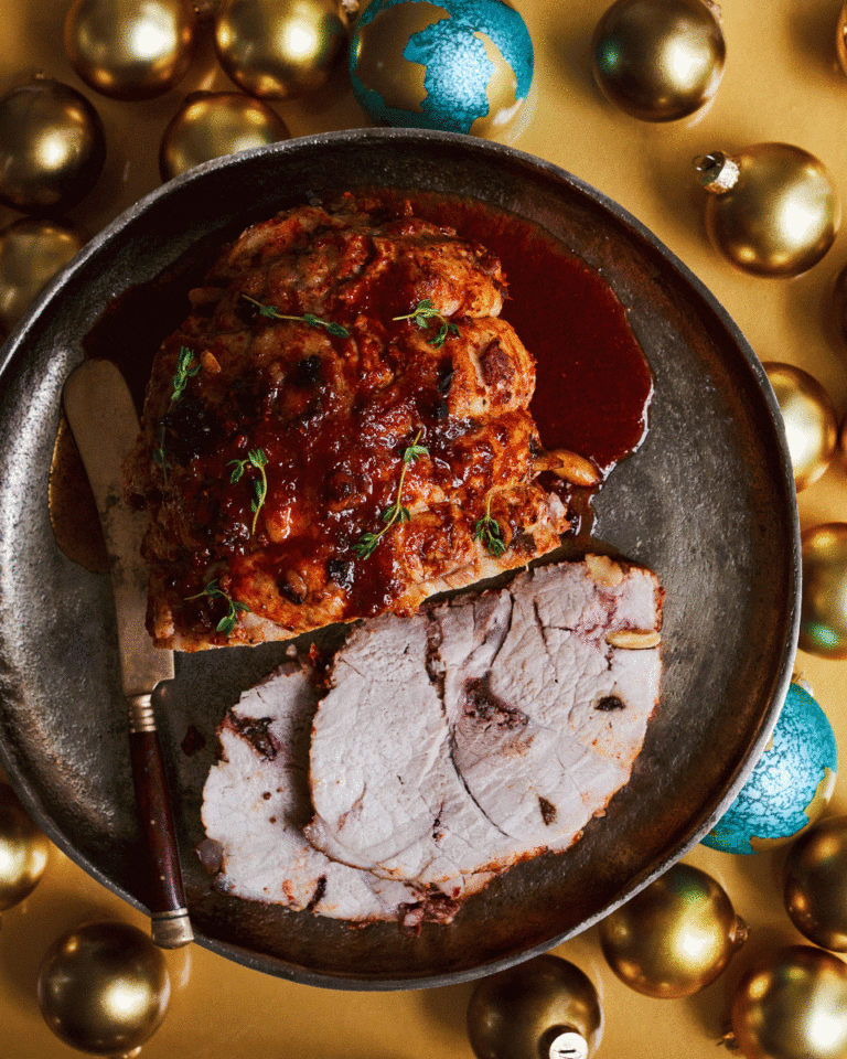 Pierna mechada (Mexican roast pork leg)