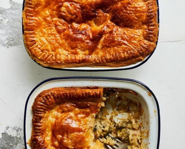 Chilli, broccoli and mozzarella pies