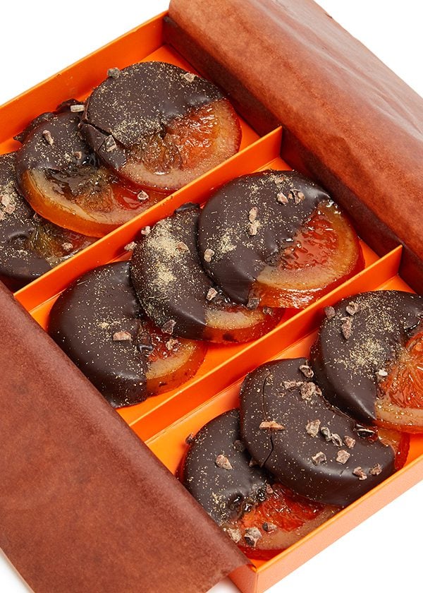 Chocolate orange slices