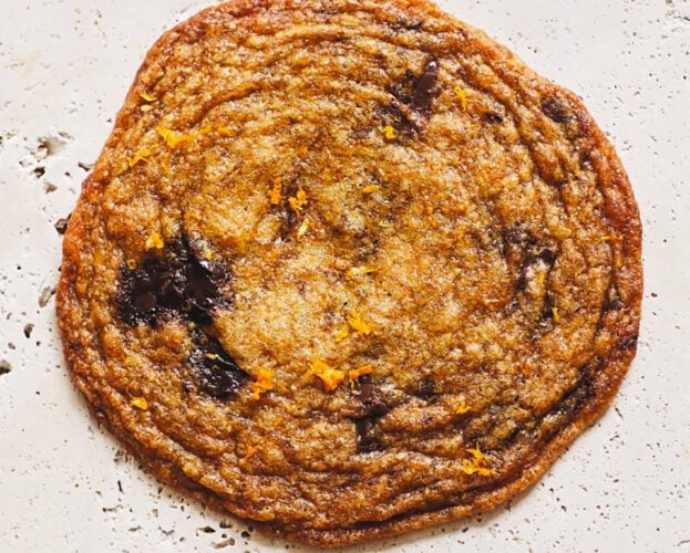 Chocolate orange pan-bang cookies