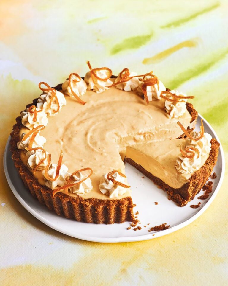 Seville orange and ginger pie