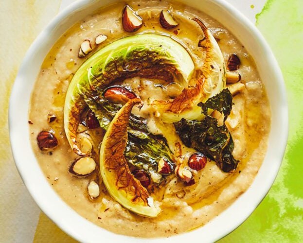 Cauliflower, white bean and yuzu soup