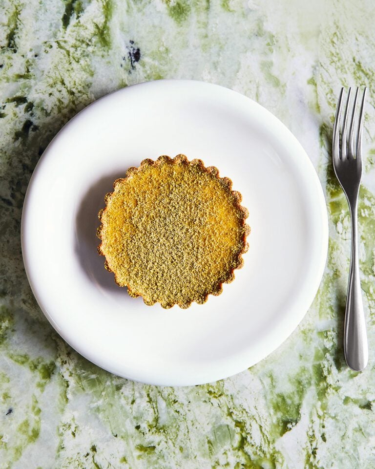 Fennel seed custard tarts