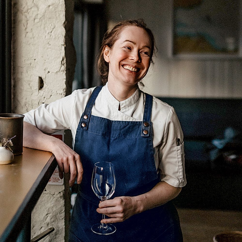 A portrait of chef Robera Hall-McCarron