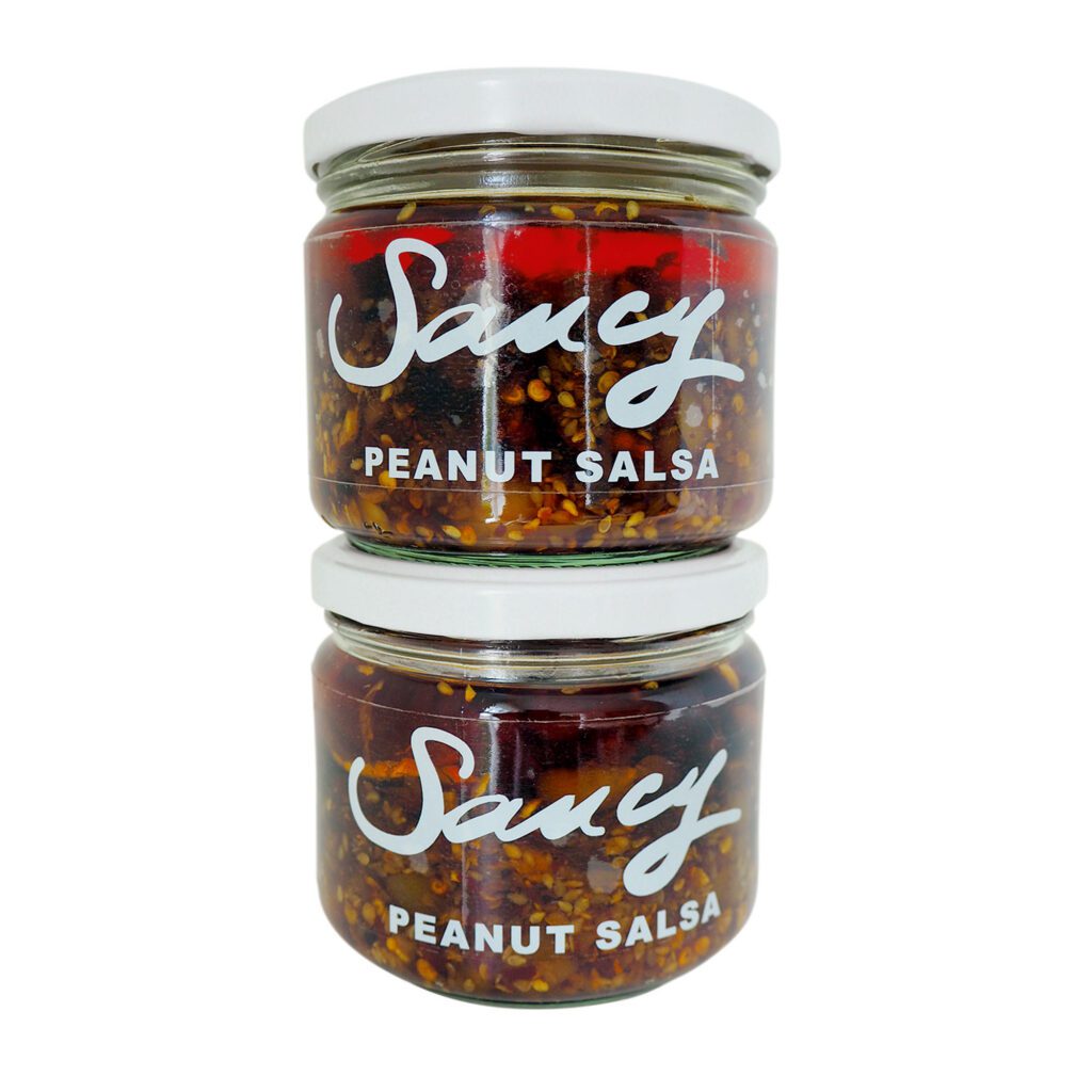 Two jars of sauces from Nina Parker Food