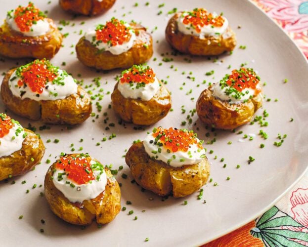 Smashed potatoes