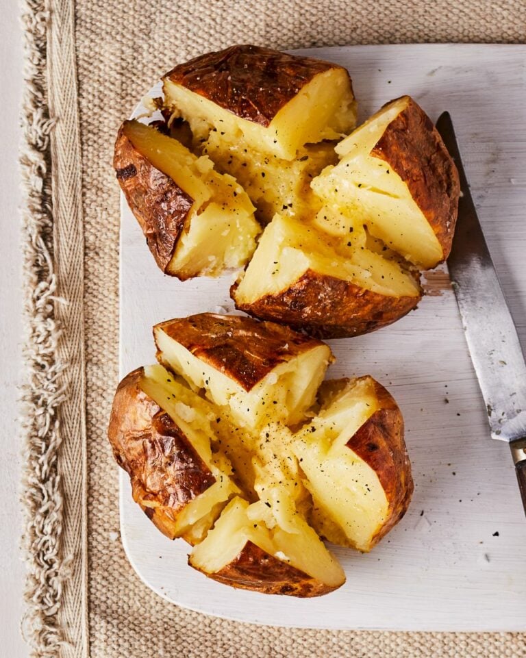 Air fryer baked potatoes