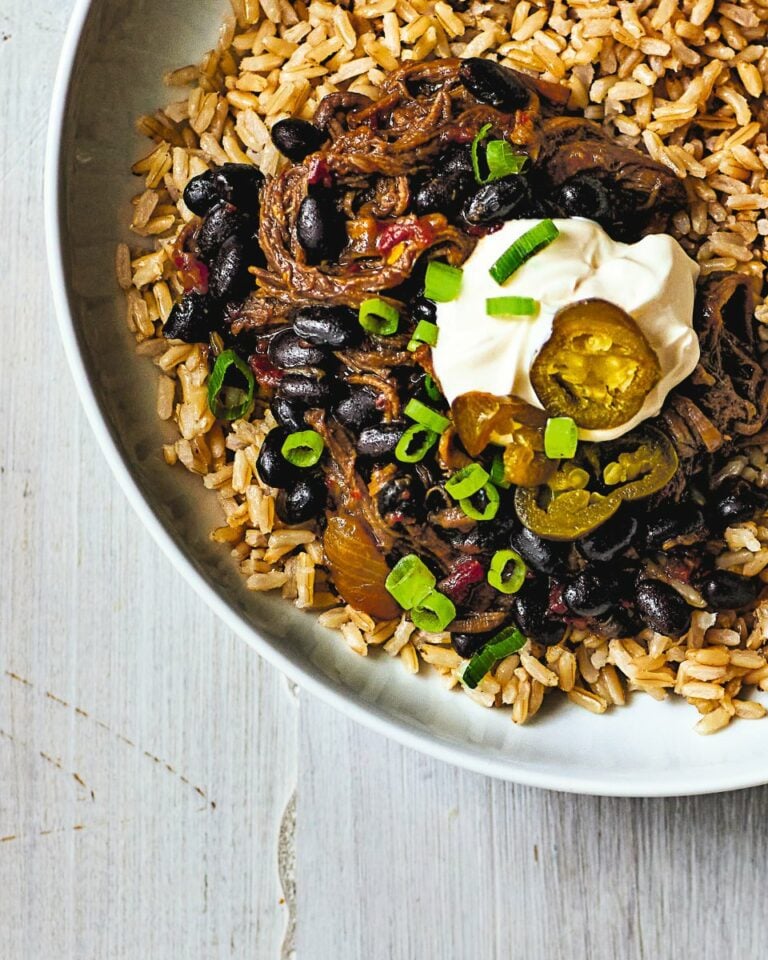 Leftover beef and bean chilli