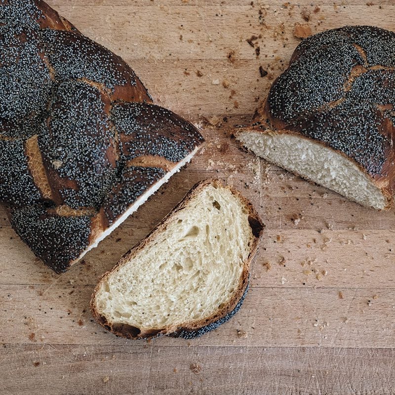 Image of challah from cookbook A Book About Bread by Issa Niemeijer-Brown