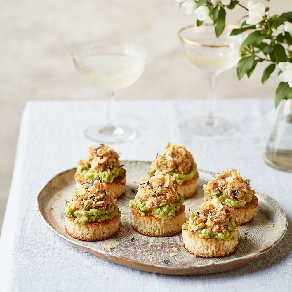 Image of Bombay crab crumpets from cookbook Share by Nisha Parmar