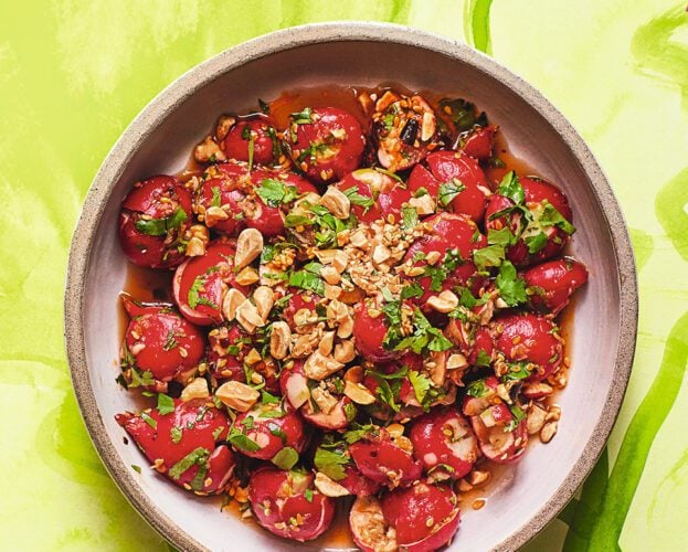 Smacked radishes