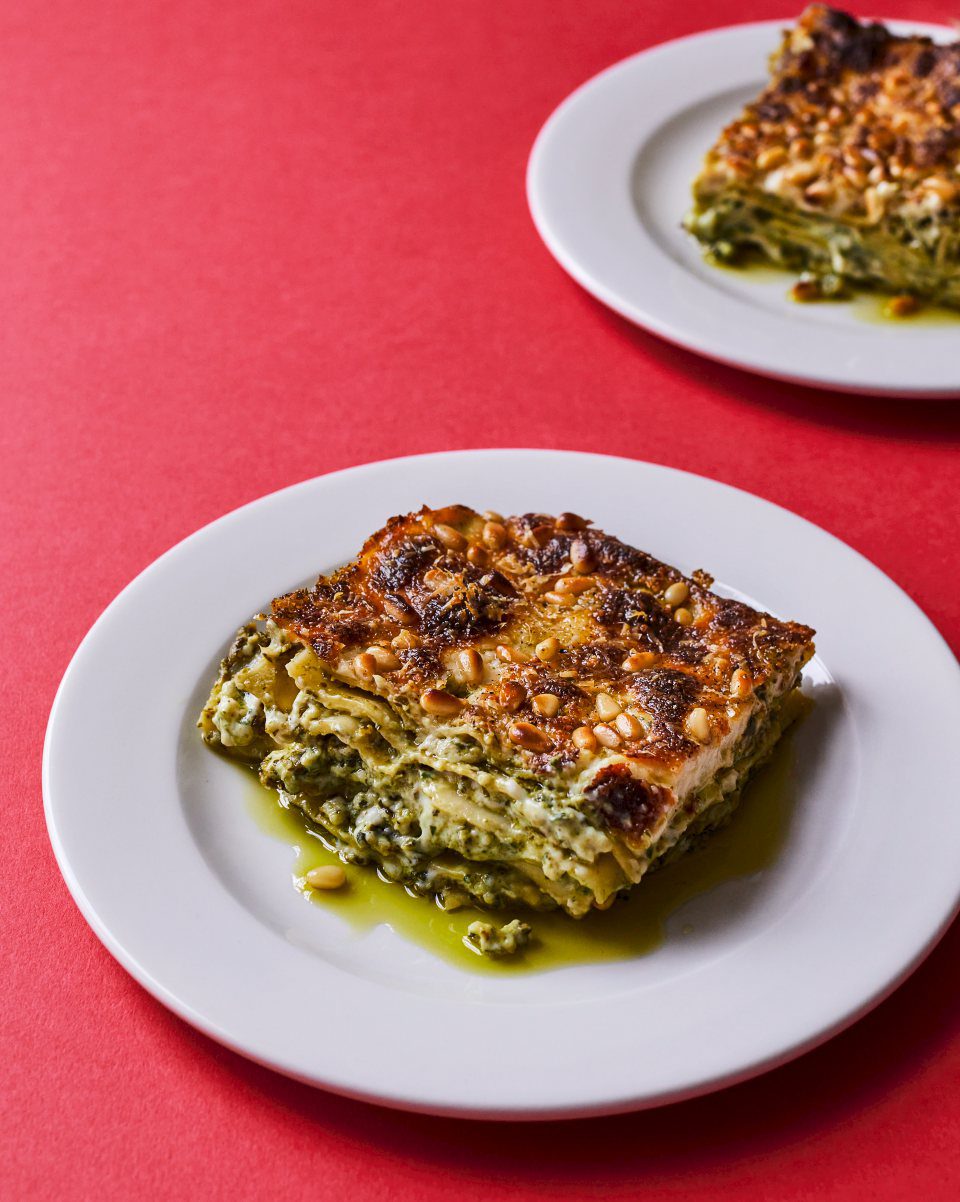 Wild garlic pesto lasagne - delicious. magazine