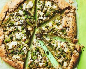 Spring vegetable galette
