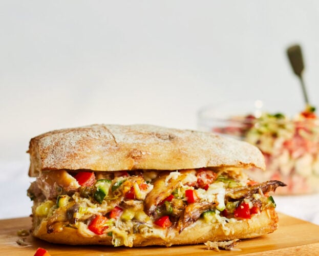 Mackerel toastie