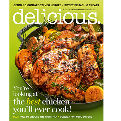 April 2024 delicious magazine cover