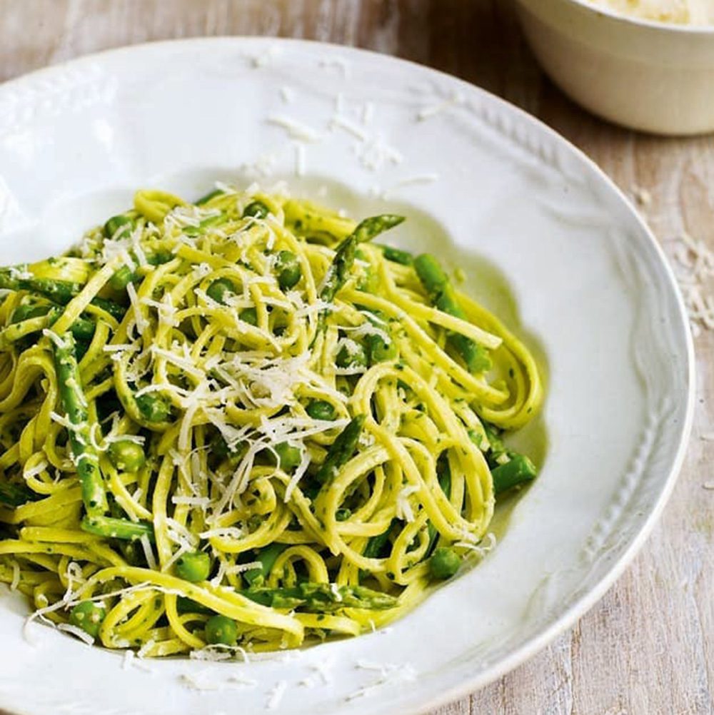 Wild garlic pasta