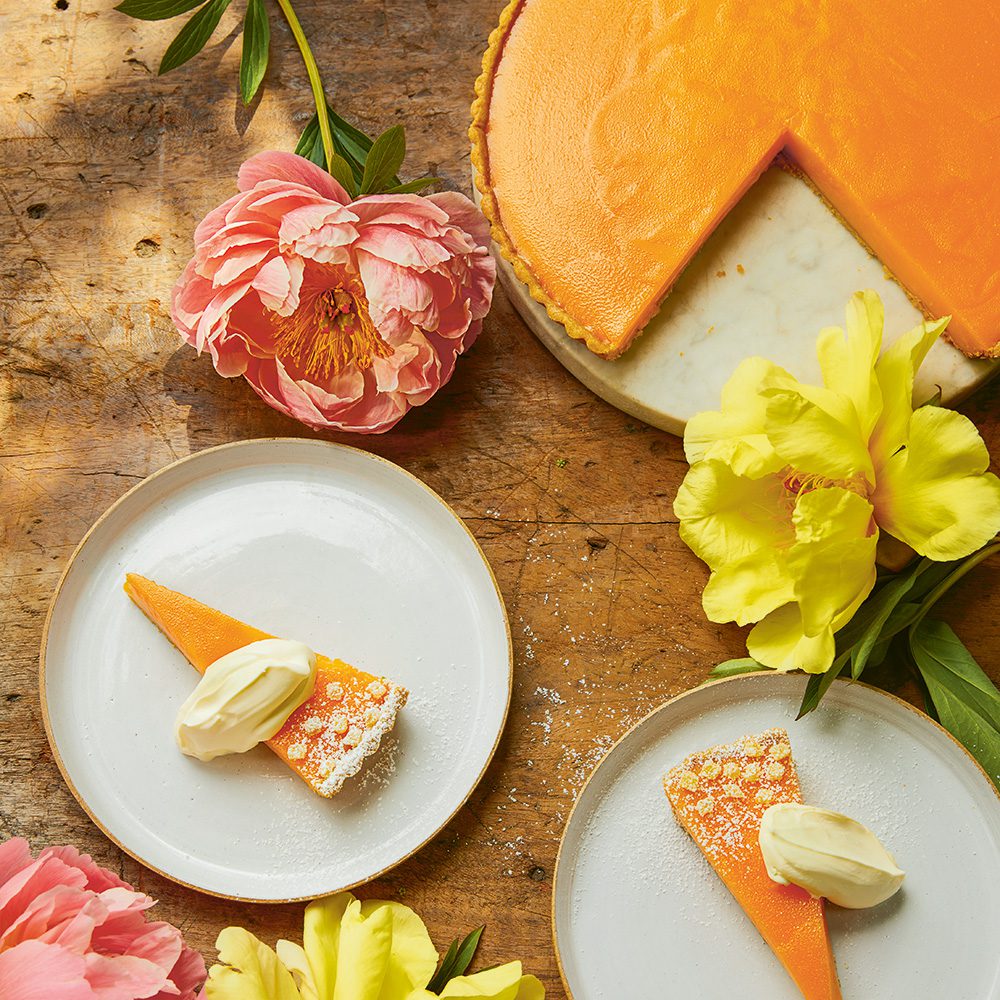 Lemon curd tart from Fruitful by Sarah Johnson