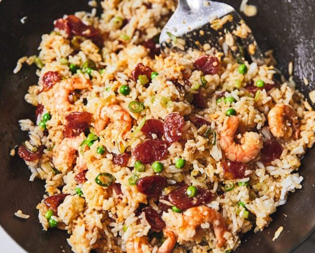 Lap cheong fried rice