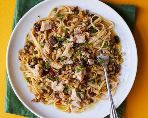 Sicilian tuna pasta