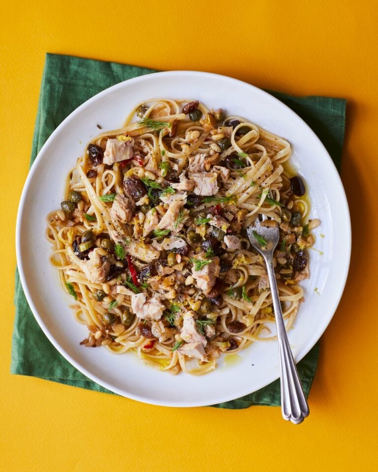 Sicilian tuna pasta