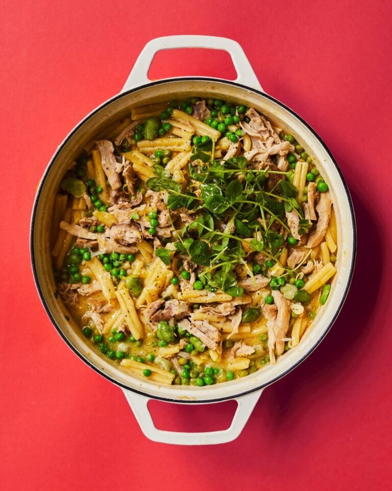 Spring chicken one pan casarecce
