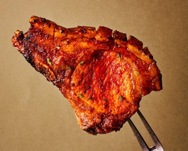 Air fryer pork chops
