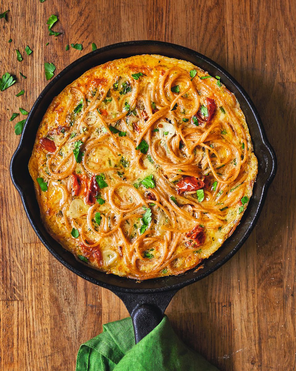Leftover pasta frittata - delicious. magazine