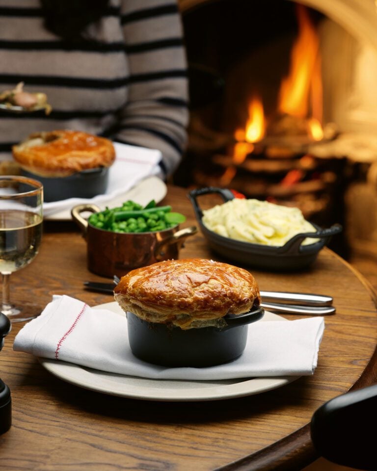 Tom Kerridge’s chicken and mushroom pot pies