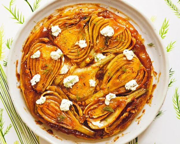 Fennel tarte tatin