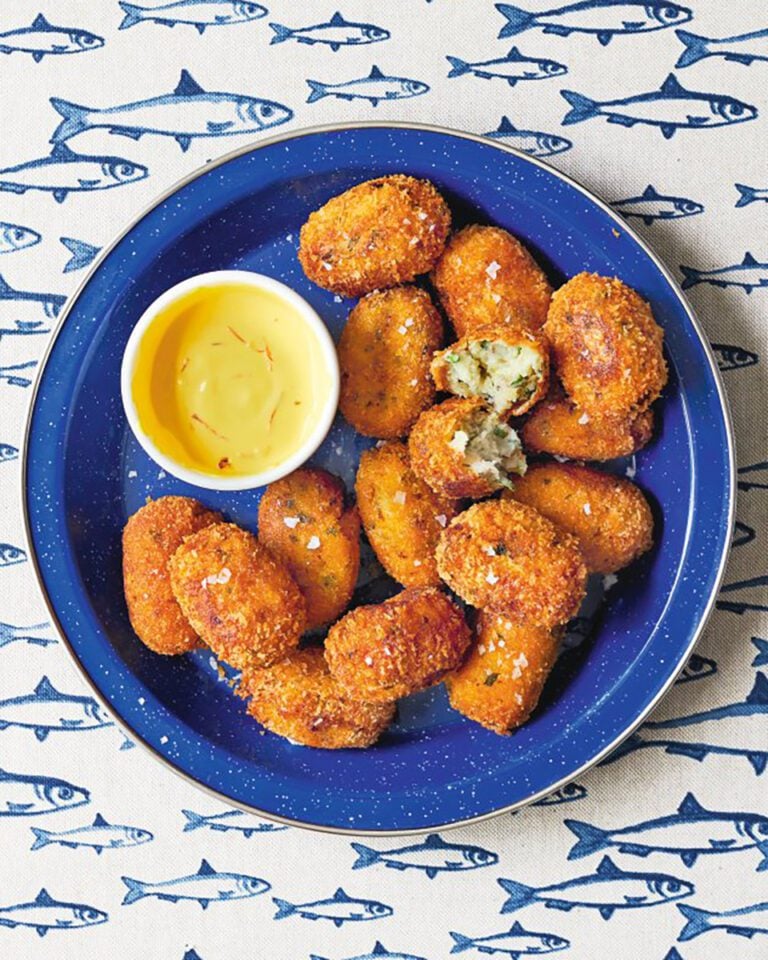 Fish scrap croquettes
