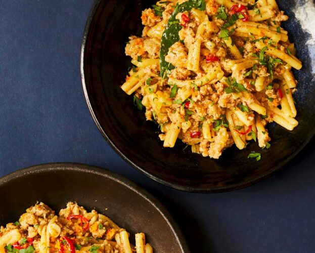 Sausage ragù with fennel and orange