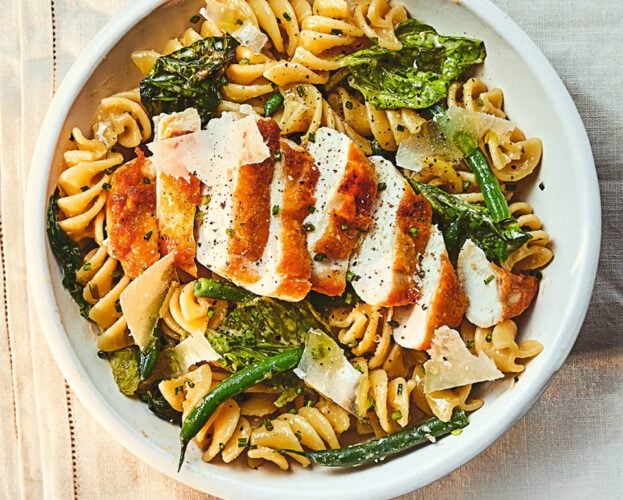 Chicken caesar pasta