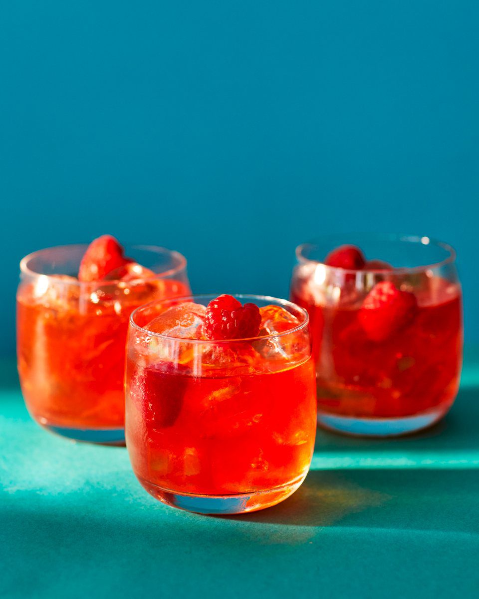 Raspberry rooibos iced tea - delicious. magazine
