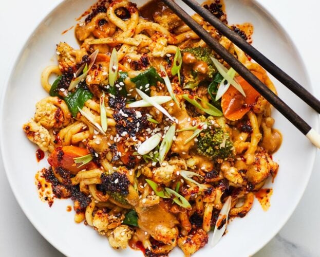 Max La Manna’s peanut butter jar noodles
