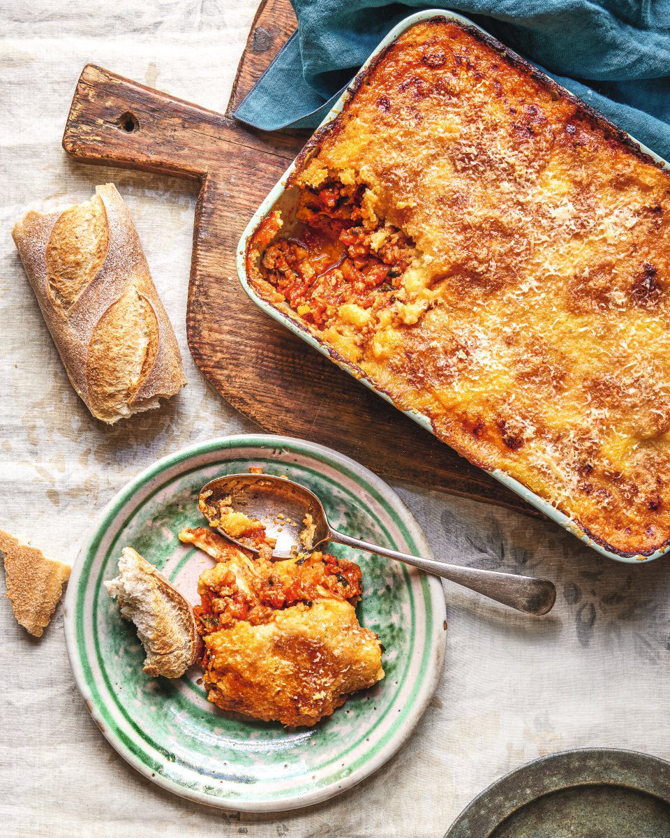 Spicy sausage and polenta lasagne - delicious. magazine