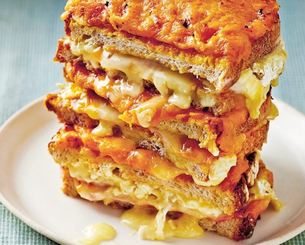 Cheesy pumpkin toasties